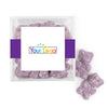 Custom Add Your Logo JUST CANDY® favor cube with Sugar Sanded Gummy Bears