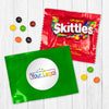 Custom Add Your Logo Candy Favor Bag - M&Ms or Skittles
