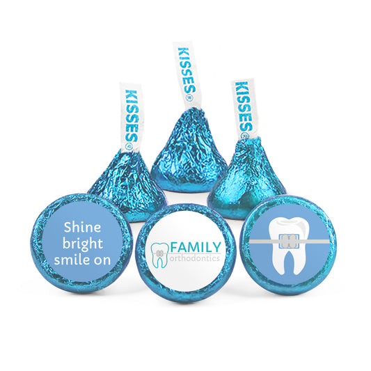 Personalized Orthodontics Dental Brackets Add Your Logo Hershey's Kisses