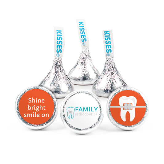 Personalized Orthodontics Dental Brackets Add Your Logo Hershey's Kisses
