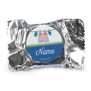 Shower with Love Boy Personalized York Peppermint Patties (84 Pack) - pack of 70