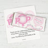 Baby Shower Personalized Chocolate Bar Wrappers About to Pop Balloons