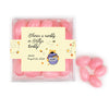 Personalized Baby Shower Pooh JUST CANDY® favor cube with Jelly Beans