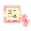 Personalized Baby Shower Pooh Favor Cube with Gummy Bears