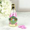 Personalized Baby Shower Jungle Safari Animals Champagne Bottle with Milk Chocolate Minis