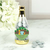 Personalized Baby Shower Jungle Safari Animals Champagne Bottle with Milk Chocolate Minis
