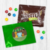 Personalized Baby Shower Jungle Safari Animals Candy Favor Bag - M&Ms or Skittles