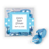 Personalized Baby Shower Polka Dot Favor Cube with Hershey's Kisses