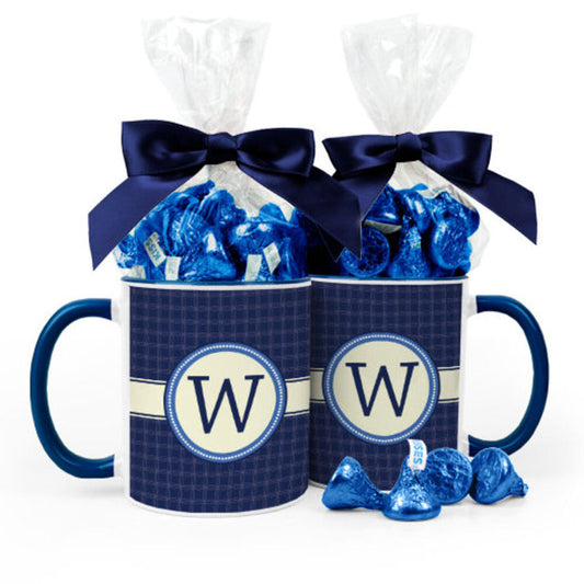 Personalized Baby Shower Initial 11oz Mug with Hershey's Kisses