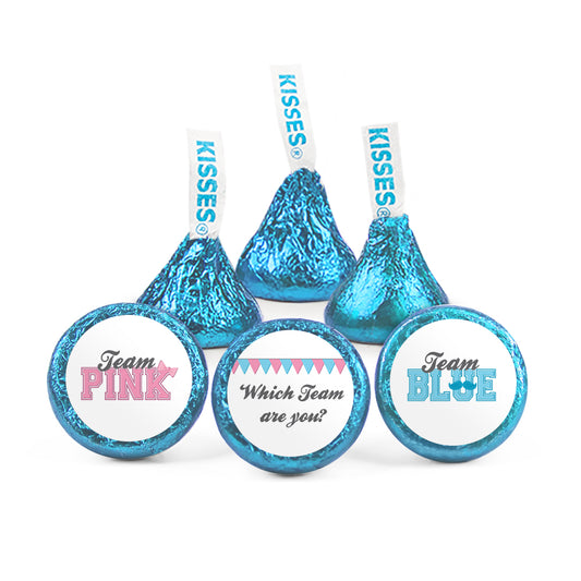 Gender Reveal Baby Shower Banners Hershey's Kisses