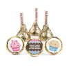 Gender Reveal Baby Shower Cupcakes Personalized Hershey's Kisses