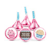 Gender Reveal Baby Shower Cupcakes Personalized Hershey's Kisses