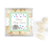 Personalized Baby Shower Elephant Chevron JUST CANDY® favor cube with Jelly Beans
