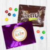 Personalized Baby Shower Safari Snuggles Milk Chocolate M&Ms