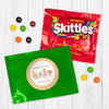 Personalized Baby Shower Safari Snuggles Candy Favor Bag - M&Ms or Skittles