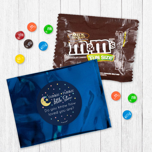 Personalized Baby Shower Little Star Candy Favor Bag - M&Ms or Skittles