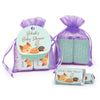 Personalized Baby Shower Woodland Buddies Miniatures in XS Organza Bag with Gift Tag