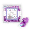 Personalized Baby Shower Elephant Favor Cube with Hershey's Kisses