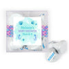 Personalized Baby Shower Mermaid Favor Cube with Hershey's Kisses