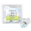 Personalized Baby Shower Baby Animals Favor Cube with Hershey's Kisses