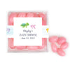 Personalized Baby Shower Whale JUST CANDY® favor cube with Jelly Beans