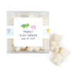 Personalized Baby Shower Whale Favor Cube with Gummy Bears