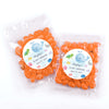 Personalized Baby Shower Whale Candy Bags with Jelly Beans