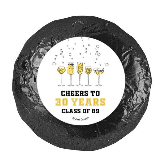 Personalized Class Reunion Cheers To All the Years 1.25" Stickers (48 Stickers)