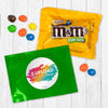 Custom Add Your Artwork Candy Favor Bag - M&Ms or Skittles