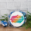 Custom Lindor Truffles Short Canister Gift - Add Your Artwork