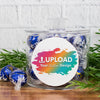 Custom Lindor Truffles Short Canister Gift - Add Your Artwork