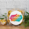 Custom Lindor Truffles Short Canister Gift - Add Your Artwork