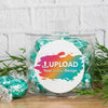 Custom Lindor Truffles Short Canister Gift - Add Your Artwork