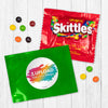 Custom Add Your Artwork Candy Favor Bag - M&Ms or Skittles