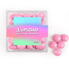 Custom Add Your Artwork JUST CANDY® favor cube with Just Candy Milk Chocolate Minis
