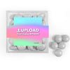 Custom Add Your Artwork JUST CANDY® favor cube with Just Candy Milk Chocolate Minis