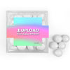 Custom Add Your Artwork JUST CANDY® favor cube with Just Candy Milk Chocolate Minis