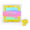 Custom Add Your Artwork JUST CANDY® favor cube with Jelly Belly Jelly Beans