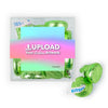 Custom Add Your Artwork JUST CANDY® favor cube with Hershey's Kisses