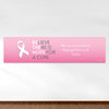 Personalized Breast Cancer Awareness Be the Hope 5 Ft. Banner