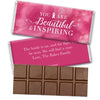 Personalized Breast Cancer Pink Inspiration Hershey's Milk Chocolate Bar & Wrapper