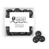 Personalized Awareness Ribbons JUST CANDY® favor cube with Just Candy Milk Chocolate Minis