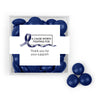 Personalized Awareness Ribbons JUST CANDY® favor cube with Just Candy Milk Chocolate Minis