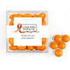 Personalized Awareness Ribbons JUST CANDY® favor cube with Just Candy Milk Chocolate Minis