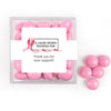 Personalized Awareness Ribbons JUST CANDY® favor cube with Just Candy Milk Chocolate Minis