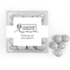 Personalized Awareness Ribbons JUST CANDY® favor cube with Just Candy Milk Chocolate Minis