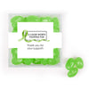 Personalized Awareness Ribbon JUST CANDY® favor cube with Jelly Belly Jelly Beans