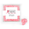 Personalized Awareness Ribbon JUST CANDY® favor cube with Jelly Belly Jelly Beans