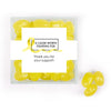 Personalized Awareness Ribbon JUST CANDY® favor cube with Jelly Belly Jelly Beans