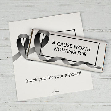Personalized Awareness Ribbons Chocolate Bar Wrappers